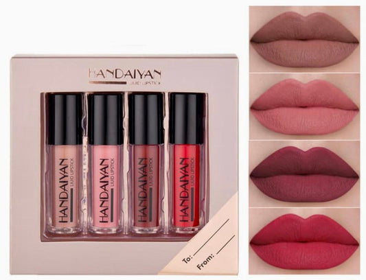 4pcs Set Matte Lipstick
