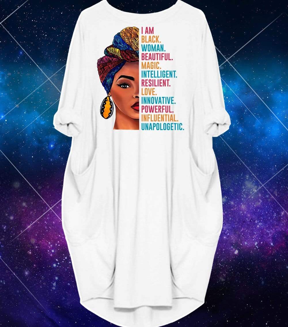 Oversized Tees - Beautiful Black Woman