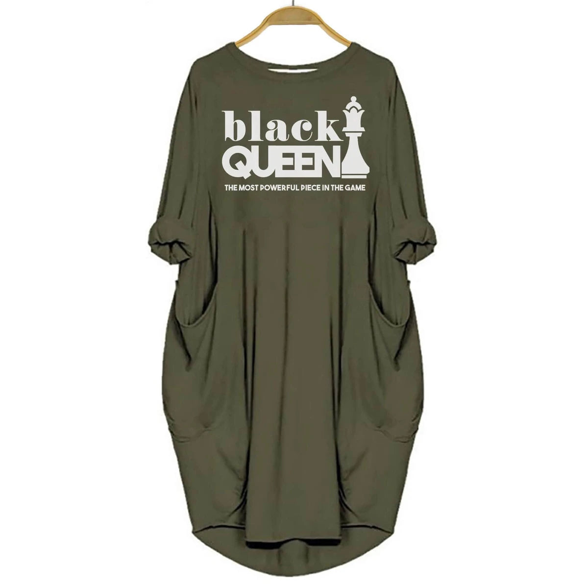 Oversized Tees - Black Queen