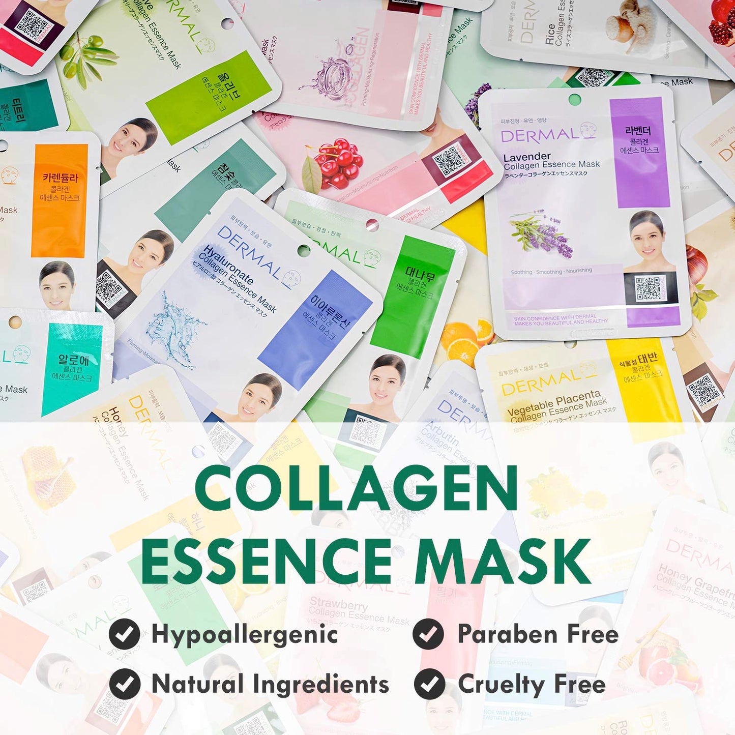 Dermal Korea Collagen Essence Full Face Facial Mask