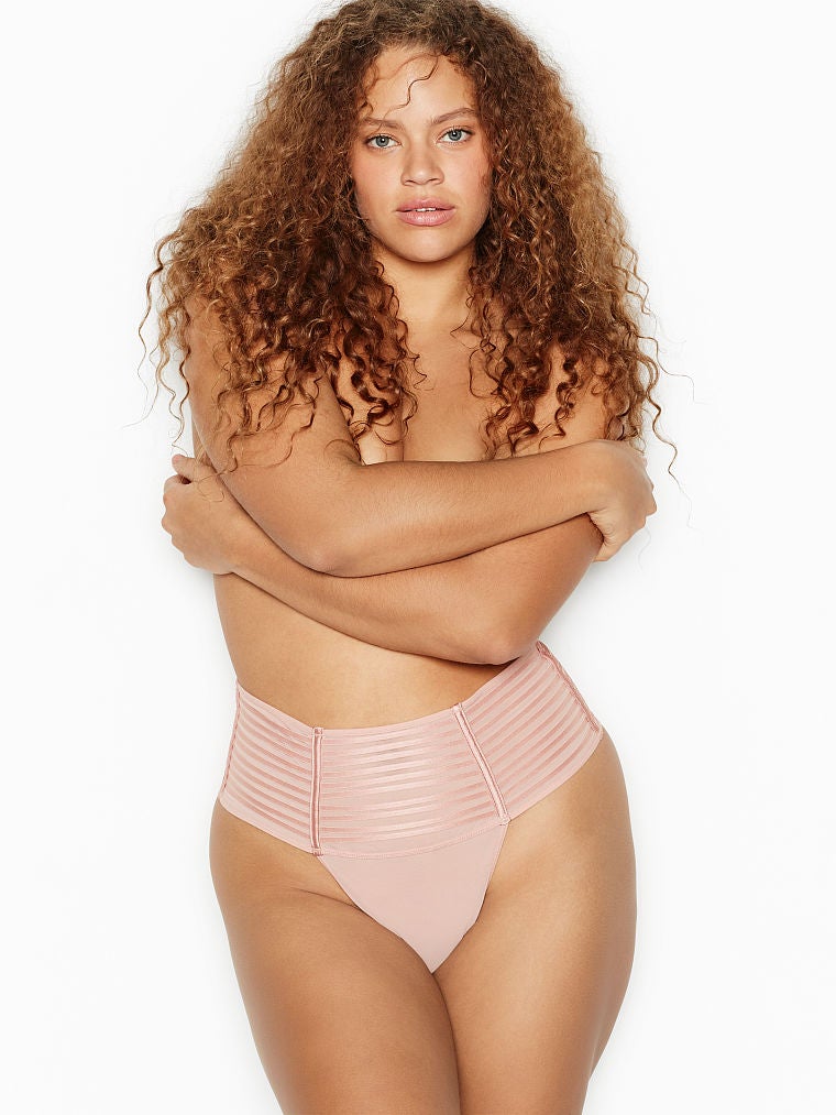 High-rise High-waist Thong Panty