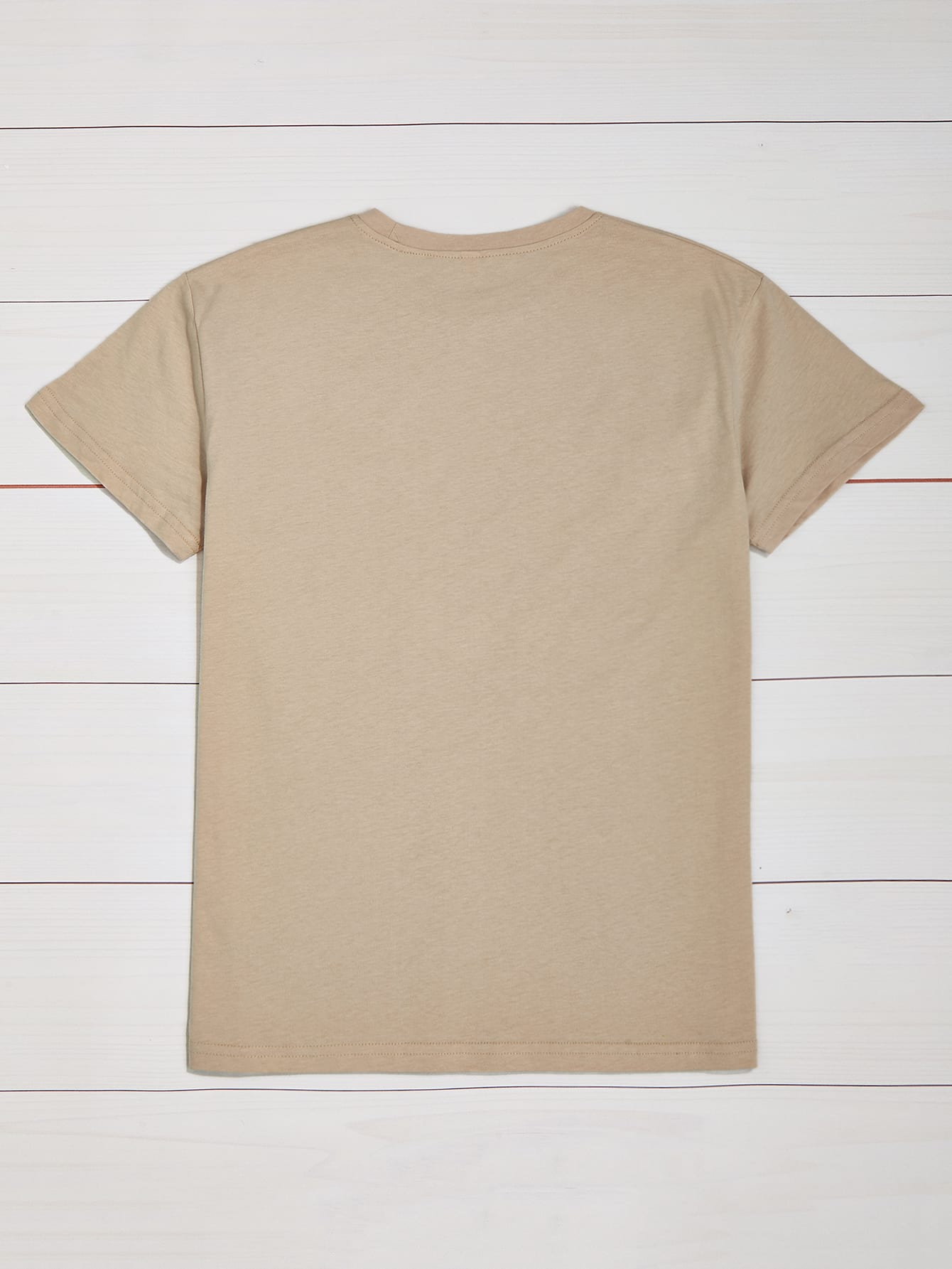 Letter And Graphic Print Tee