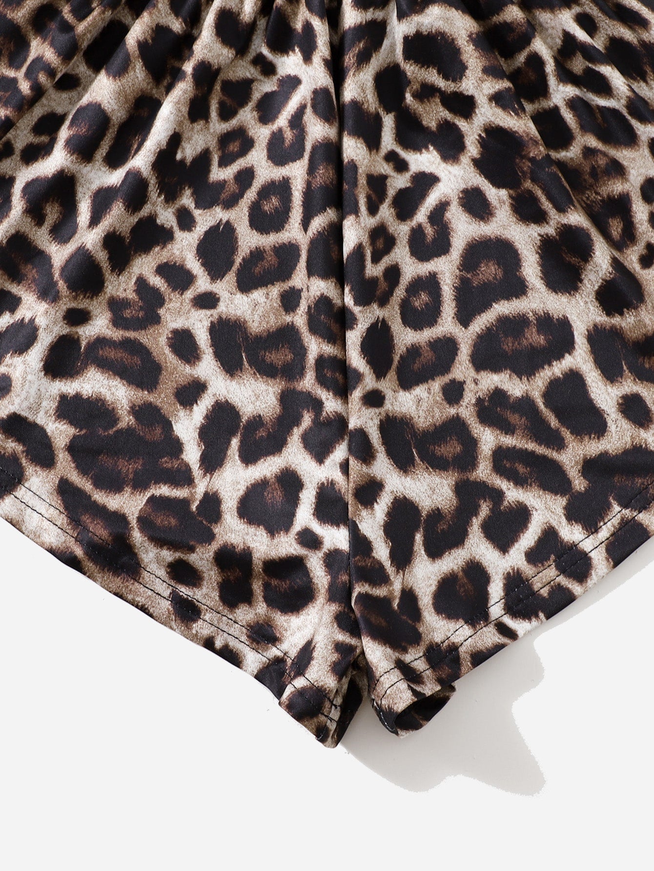 Leopard Slip Night Romper