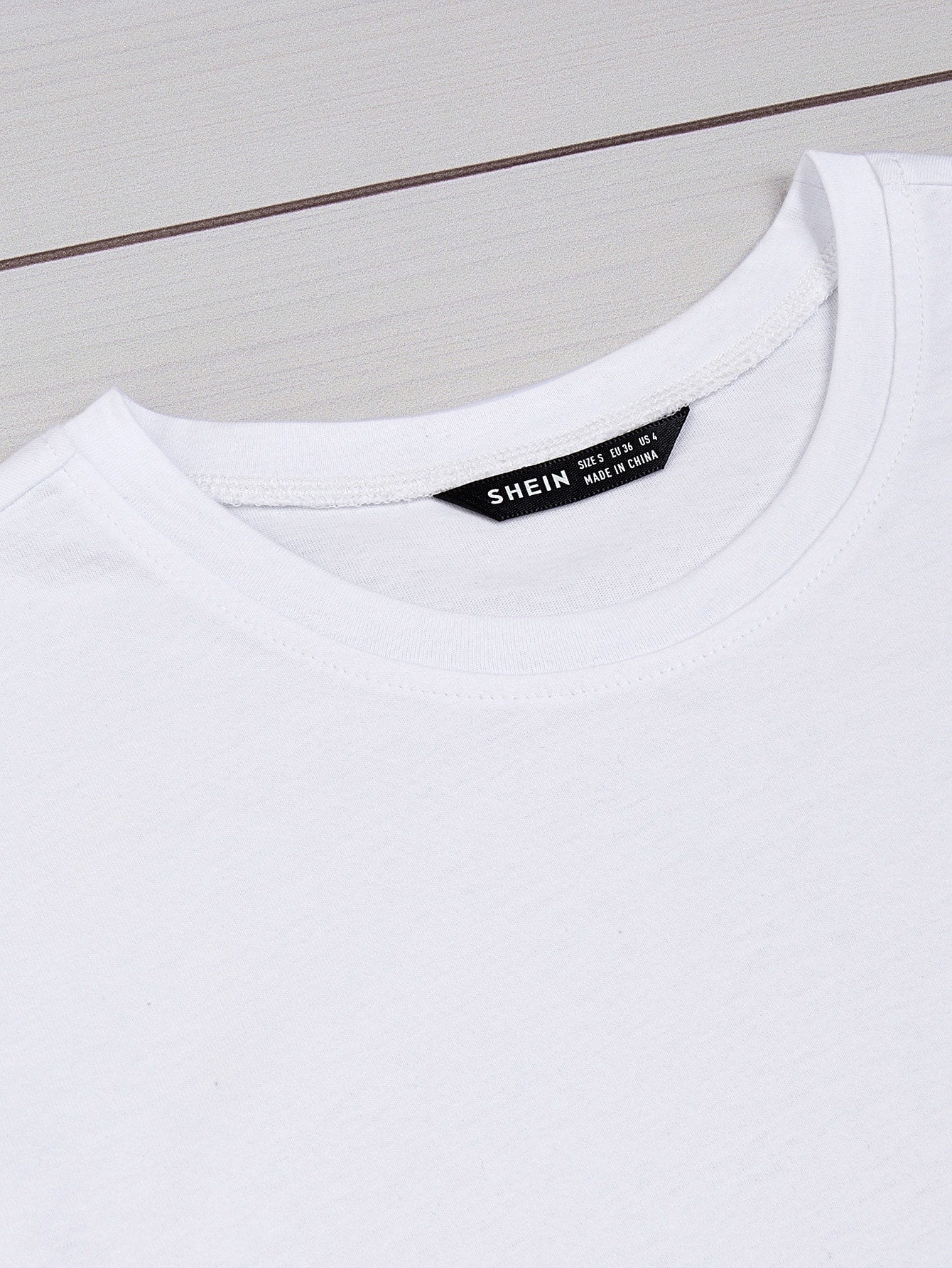 Letter And Graphic Print Tee