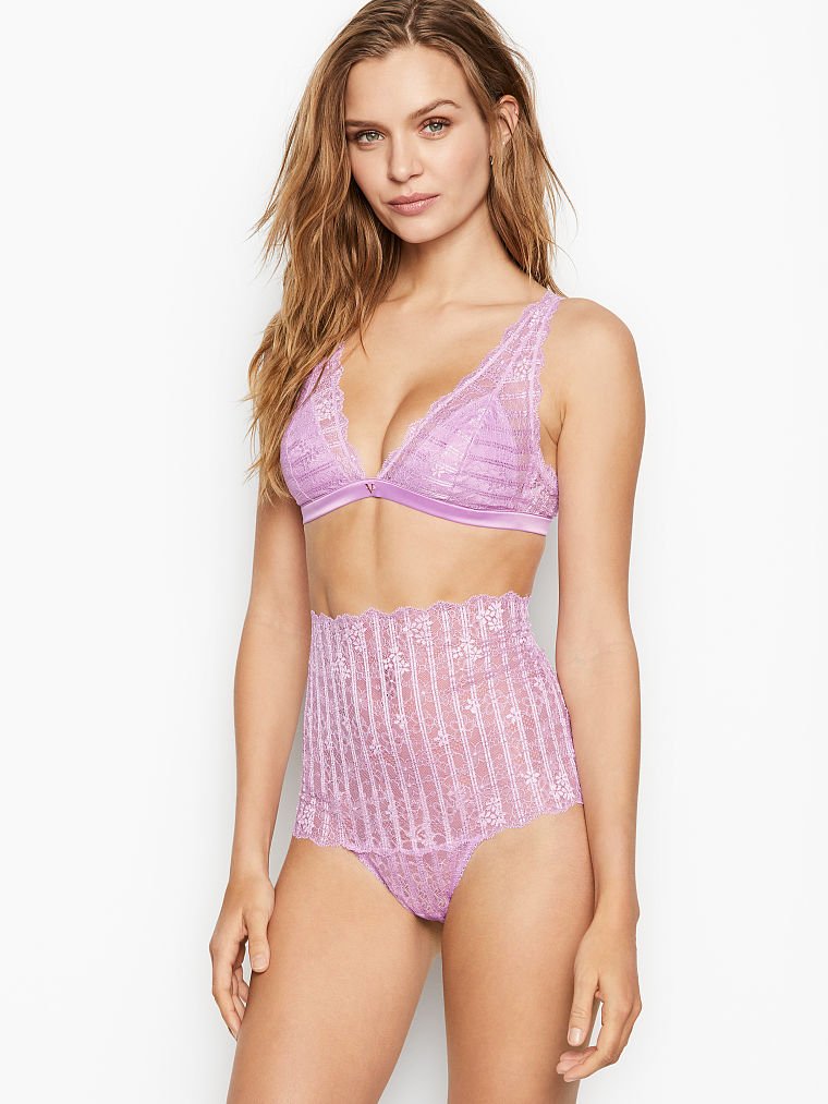High-rise High-waist Thong Panty