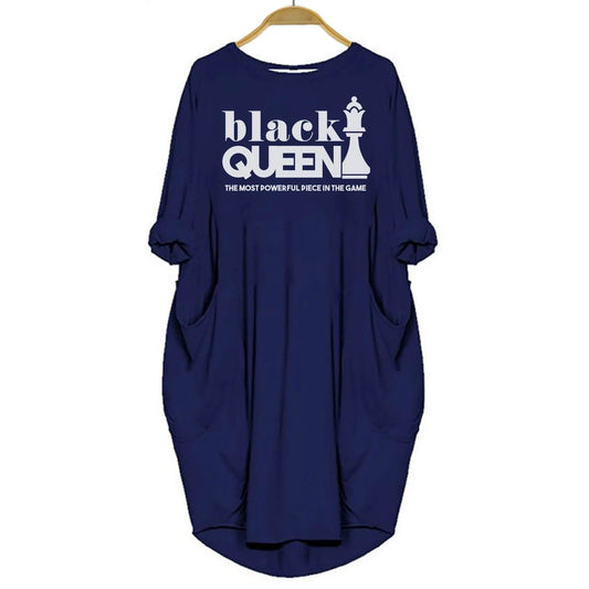 Oversized Tees - Black Queen