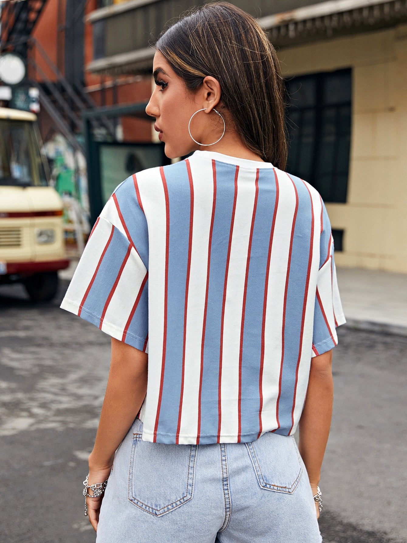 Letter and Striped Top